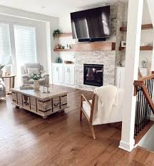 Floating Shelves Around Fireplace Ideas