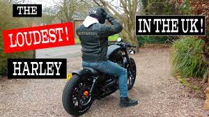 the loudest harley davidson iron 883 in