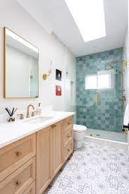 new bathrooms with a low curb shower
