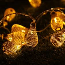 Wire Bulb Led Water Drop Lamp String