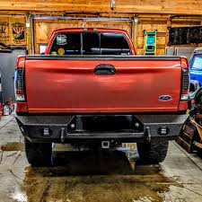 Move bumpers custom manufacture each individual piece to build your own front bumper. Eric Showin Off His Rear Weld It Yourself Move Bumper Build Movebumpers Com Truck Bumpers Bumpers Trucks