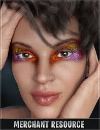 stardust glitter fantasy makeup daz 3d