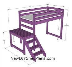 Diy loft bed plans fulfill this need without needing to cost a fortune. Loft Bed Plan Loft Bed Stairs Home Furniture