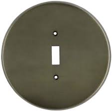 round oil rubbed bronze wall plates