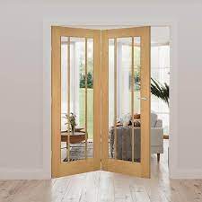 Norwich Clear Glazed Oak Internal Door