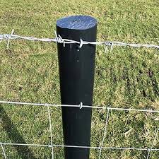 plastic round fence posts fencing