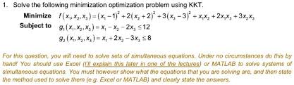 Minimization Optimization Problem