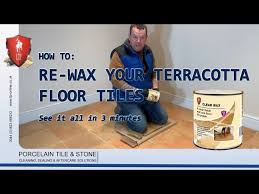 wax a terracotta floor