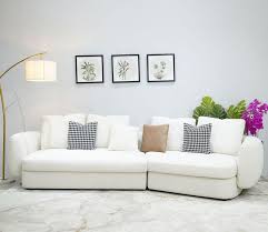 sydney living room curved sofa with