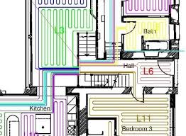 underfloor heating water pipe layout