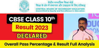 cbse 10th result 2023 out 93 12 p