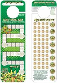Ninja Turtles Potty Training Reward Kit Chart W Stickers