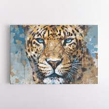 Blue Eyed Leopard 2 Wall Art