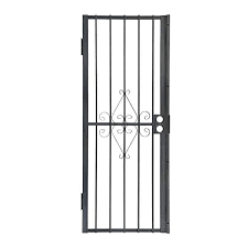 Black Steel Security Gate
