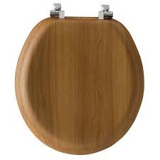 Mayfair Round Closed Front Wood Toilet