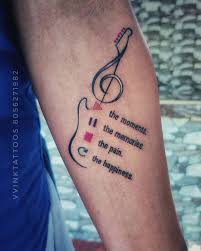 A large tattoo but certainly very colorful. Music Symbol Tattoo Tattoo Tattoos V V T A T T O O S Facebook