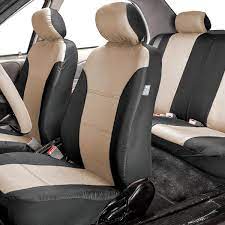 Classic Khaki Full Set Car Seat Covers