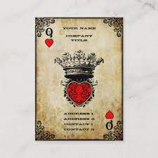 browse queen of hearts themed business