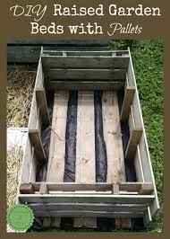 diy raised garden beds with pallets