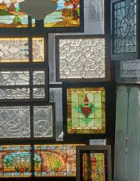 Antique Stained And Beveled Glass