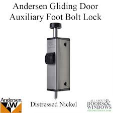 Auxiliary Foot Bolt Lock