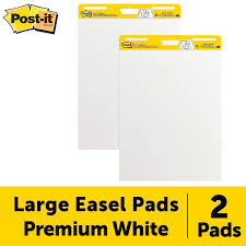 Details About Post It Super Sticky Easel Pad 25 X 30 Inches 30 Sheets Pad 2 Pads Large