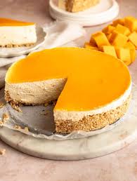 best no bake mango cheesecake rich