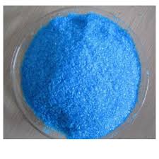 blue copper sulp crystal and powder