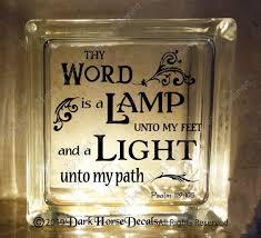 Thy Word Is A Lamp Unto My Feet Decal