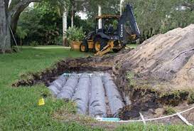 A geotextile membrane is then added over the crushed stones. Septic Drain Field Repair All County Septic Services Vero Beach Fl