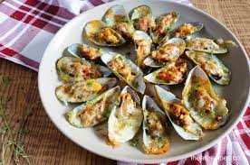 cheesy garlic mussels i heart recipes