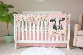 Cow Girl Crib Bedding Fl Baby