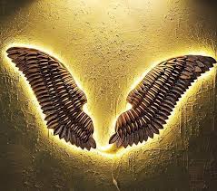 Iron Angel Wings Wall Decor Mavigadget