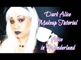 dark gothic alice in wonderland makeup