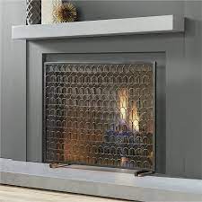 14 modern fireplace screens that add