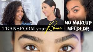 your brows without makeup