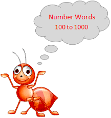 Number Words 100 To 1000 Reading And Writing The Number In