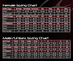 Sizing Charts Soccer Source