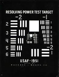 1951 Usaf Resolution Test Chart Wikipedia