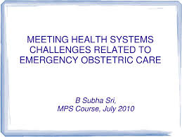 emergency obstetric care