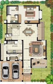 40x60 East Facing Duplex Floor Plan
