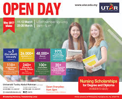 Foundation in arts and foundation in science. Utar Open Day One To Look Forward To