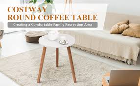Modern Round Coffee Tea Side Table