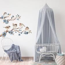 Buy Birds Blue Nursery Decal Bird