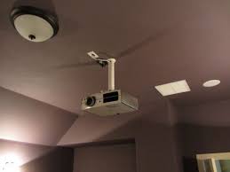 An Epson Projector Mounted To The