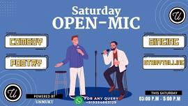 OPEN MIC - Comedy, Poetry, Singing & Storytelling