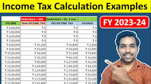 income tax calculation for fy 2023 24