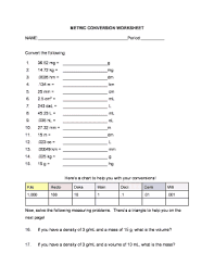 39 Printable Metric Conversion Chart Forms And Templates