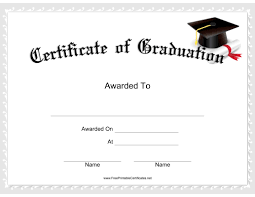 Printable Graduation Certificates Magdalene Project Org