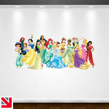 Princesses Wall Sticker Vinyl Decal